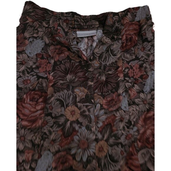 Floral Vintage Button-up Maxi Skirt - Picture 4 of 5